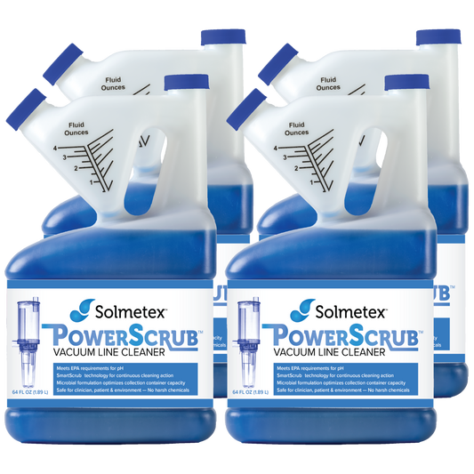 Solmetex PowerScrub Vacuum Line Cleaner Case Kit