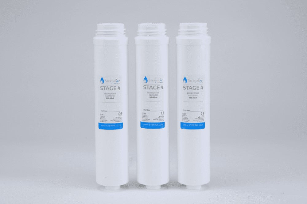 Sterisil AC+ Autoclave Water Cartridge Replacement Kit Deionization Cartridges