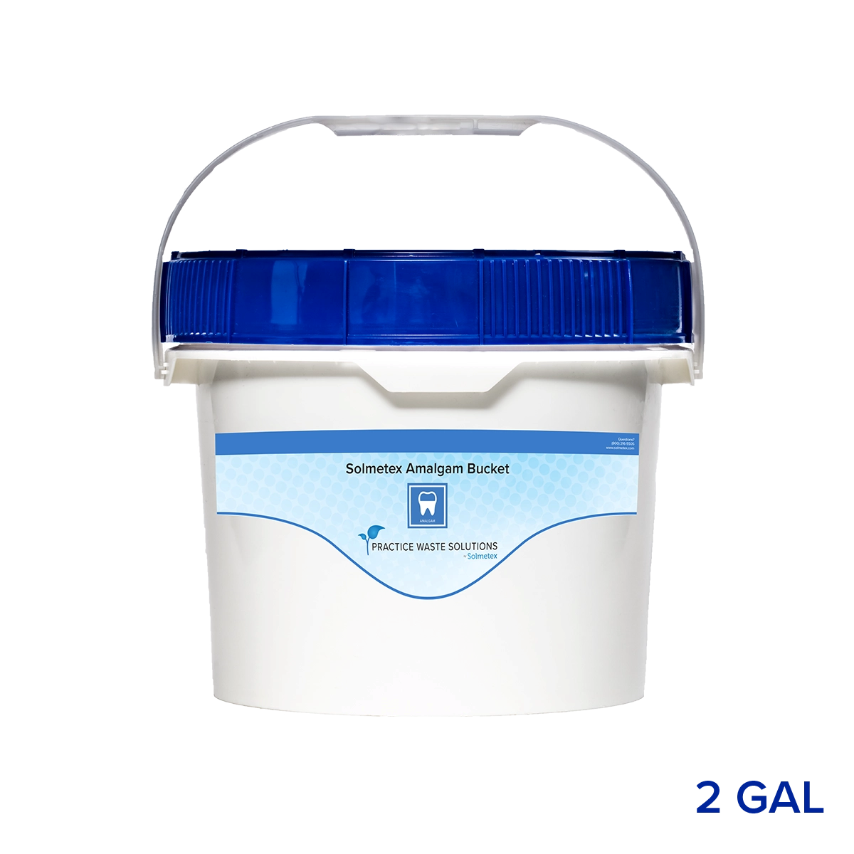 Solmetex 2.5 Gallon Amalgam Waste Bucket