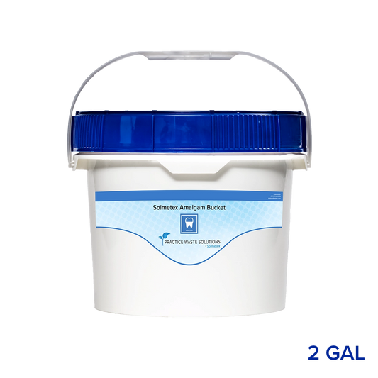 Solmetex 2.5 Gallon Amalgam Waste Bucket