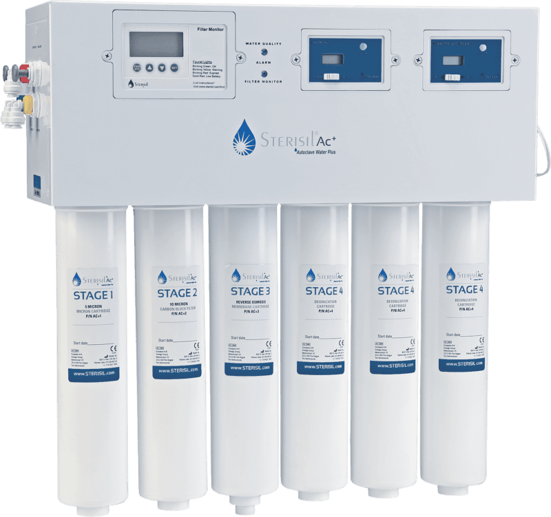 Sterisil AC+ Autoclave Water Cartridge Replacement Kit Deionization Cartridges