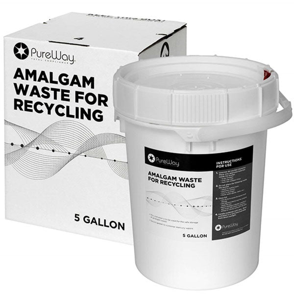 PureWay Amalgam Waste Bucket Container 5 gallon