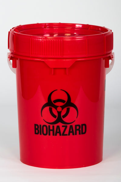 Solmetex 20 Gallon Biohazard/Sharps Container